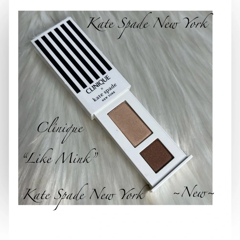 Kate Spade + Clinique Shadow Duo Eyeshadow~Like Mink~Limited Edition ~New~